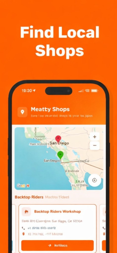 MotoDoc Shop Locator